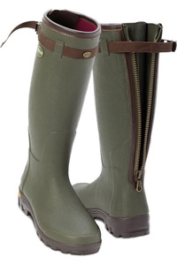Alan Paine Arxus Primo Nord Zip Rubber Boot 1025 - Olive
